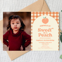 Sweet As A Peach Fruit Picture Anniversaire
