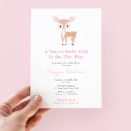 Invitation Sweet Baby Girl Fête de Baby shower