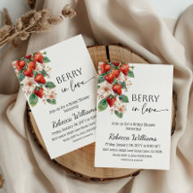Sweet Berry in Love Strawberry Bridal Shower