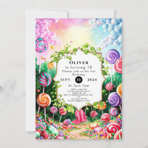 Invitation Sweet Boho Candyland