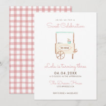 Sweet Celebration Glace Crème rose Anniversaire