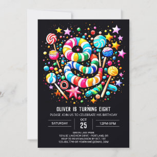 Invitation Sweet Celebration Wonderland Anniversaire