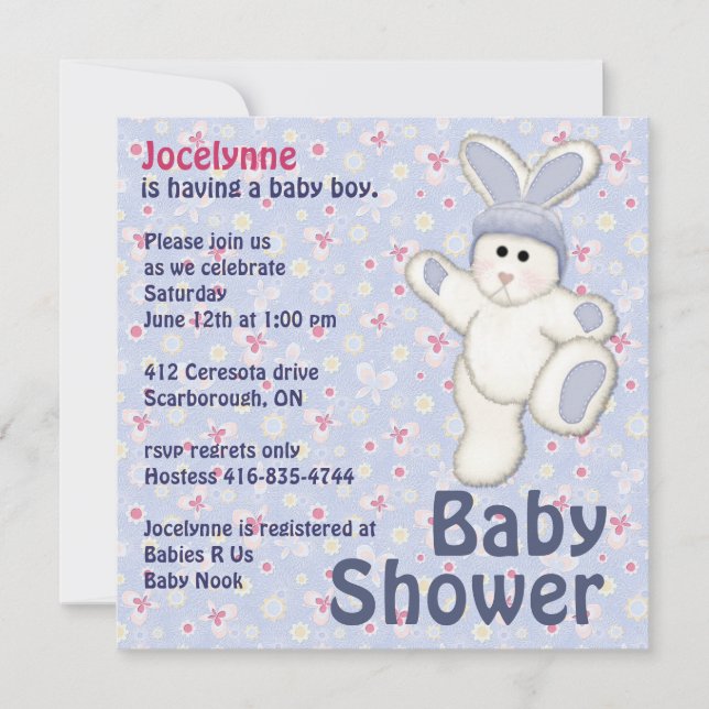 Invitation Sweet Country - Garçon (Devant)