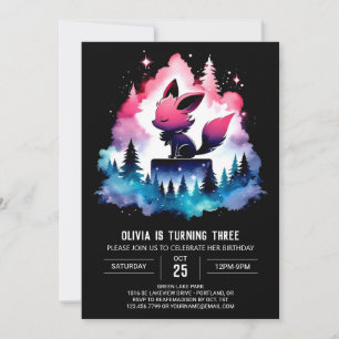 Invitation Sweet Custom Wolf Anniversaire