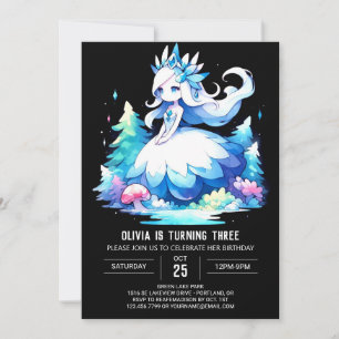 Invitation Sweet Dreamy Princess Anniversaire