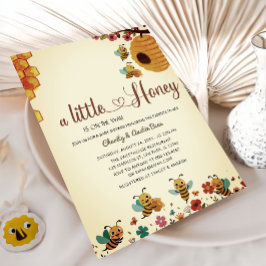 Invitation Sweet Little Honey est sur ce chemin Baby shower