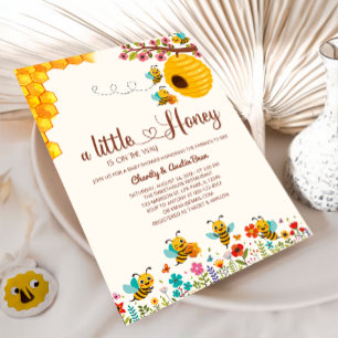 Invitation Sweet Little Honey est sur ce chemin Baby shower
