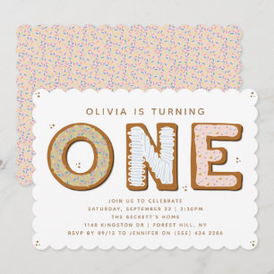 Invitation Sweet ONE 1er anniversaire