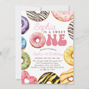 Invitation Sweet One Birthday Invitation, 1er Birthday Girl