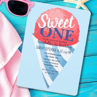 Sweet One Snow Cone Enfants Premier anniversaire