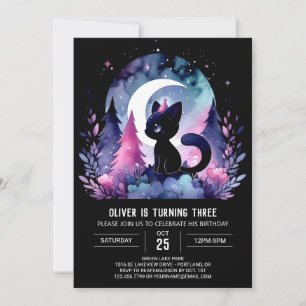 Invitation Sweet Pastel Chat Anniversaire