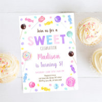 Sweet Shop Lollipop Candy Anniversaire