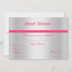 Invitation Sweet sixteen