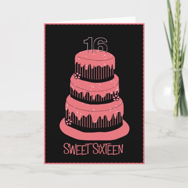 Invitation Sweet sixteen (Devant)