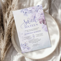 Sweet sixteen de bois mauve mauve pourpre