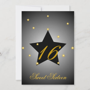 Invitation Sweet sixteen-Personnaliser de l'Étoile paradisiaq