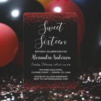 Sweet sixteen Pétale Rose Rouge