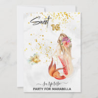 *~* SWEET SIXTEEN Sirène Florale 16 Anniversaire
