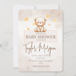 Invitation Sweet Teddy Bear Baby Shower