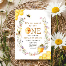 Sweet to Bee One mignon fille miel premier anniver