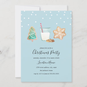 Invitation Sweet Winter Cookies Noël Party