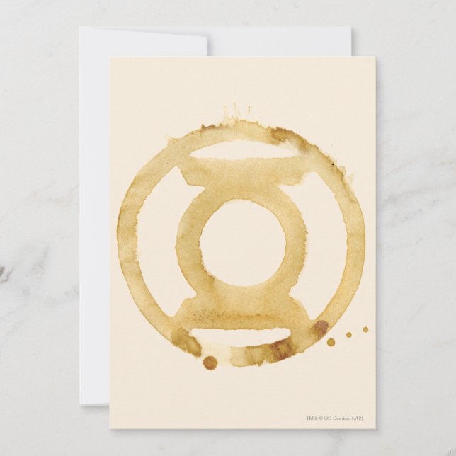 Invitation Symbole de la lanterne de café (Devant)