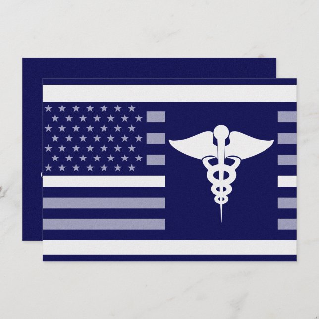 Invitation Symbole de ligne blanche mince (Devant / Derrière)