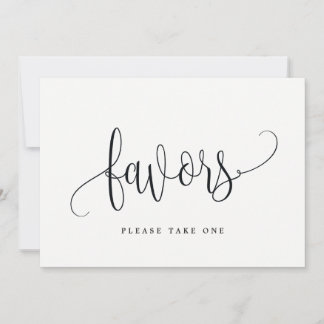 Invitation Symbole des Faveurs - Belle calligraphie