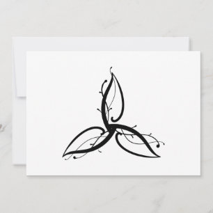 Invitation Symbole Triquetra Odin Norse Wicca