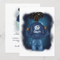SYMBOLE Zodiaque Africain-Américain Cancer Fête d'