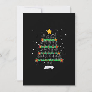 Invitation Sympa ASL Noël Arbre Signer Langue Noël Sourd P