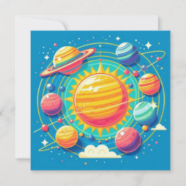 Invitation Système solaire