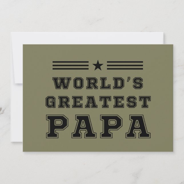 Invitation T-Shirt Cadeau de Papa le plus génial pour la fête (Devant)