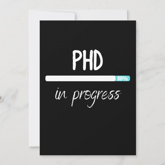 Invitation T-Shirt Chargement de doctorat (Devant)