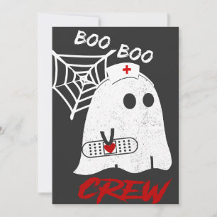 Invitation T-shirt pour l'équipe de l'infirmière BOO boo, T-S