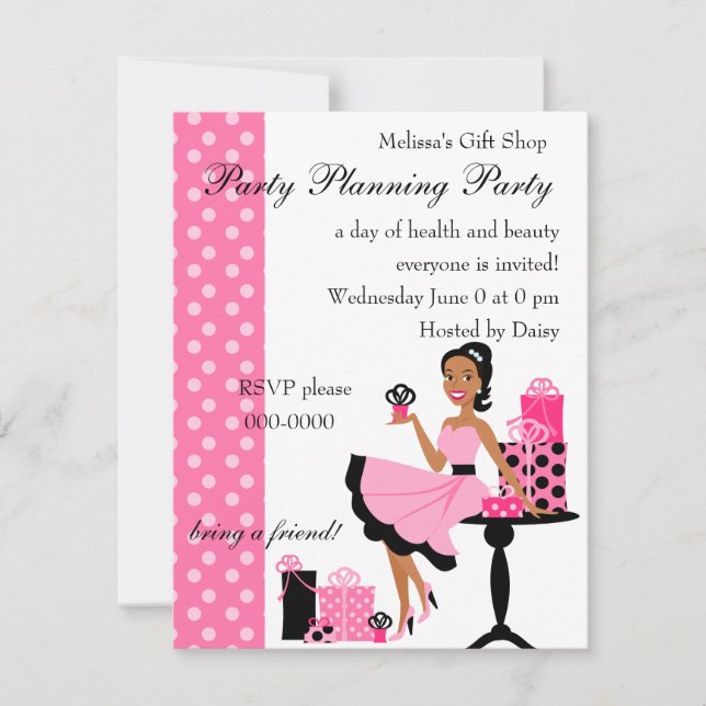 Invitation Table cadeau (Devant)