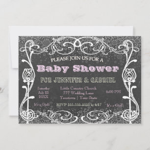 Invitation Tableau   BABY SHOWER
