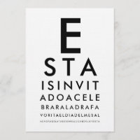 Tableau d'acuité visuelle d'optométrie en ophtalmo