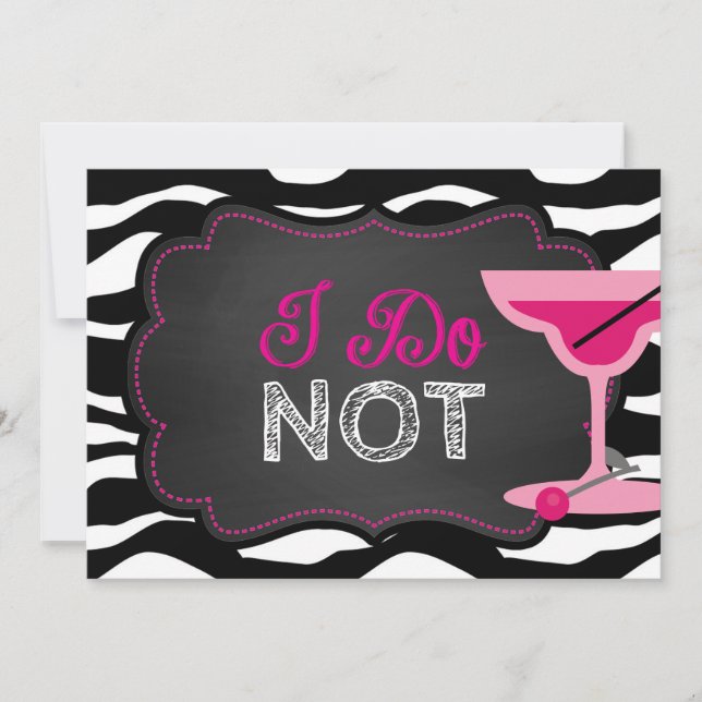 Invitation Tableau de bord de la fête de divorce (Devant)