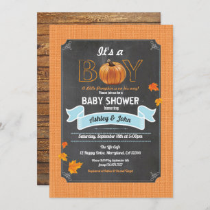 Invitation Tableau de bord de robinet rustique du baby shower