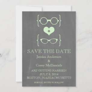 Invitation Tableau de bord des lunettes Geeky Enregistrer l'I