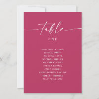 Tableau de placement des invités de mariage à l'éc