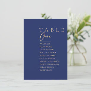Invitation Tableau de sièges du nombre minimal de tables