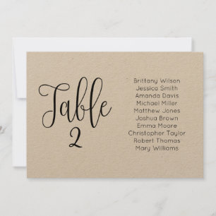 Invitation Tableau de sièges mariage rustique. Pays paysager