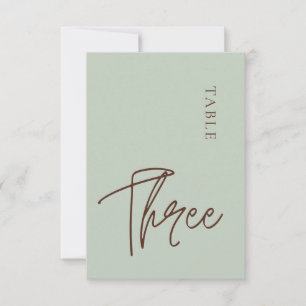 Invitation Tableau minimaliste de l'échelle Trois Numéro de t