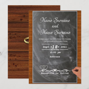 Invitation Tableau noir