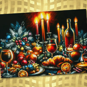 Invitation Tablescape de dessin Pastel