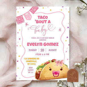 Invitation Taco Bout A Baby Girl Mexican Fiesta Baby shower