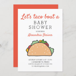 Invitation Taco Bout A Baby shower Fiesta