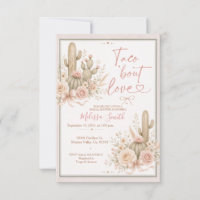 Taco Bout Love Enterrement de Mariage Cactus Rose